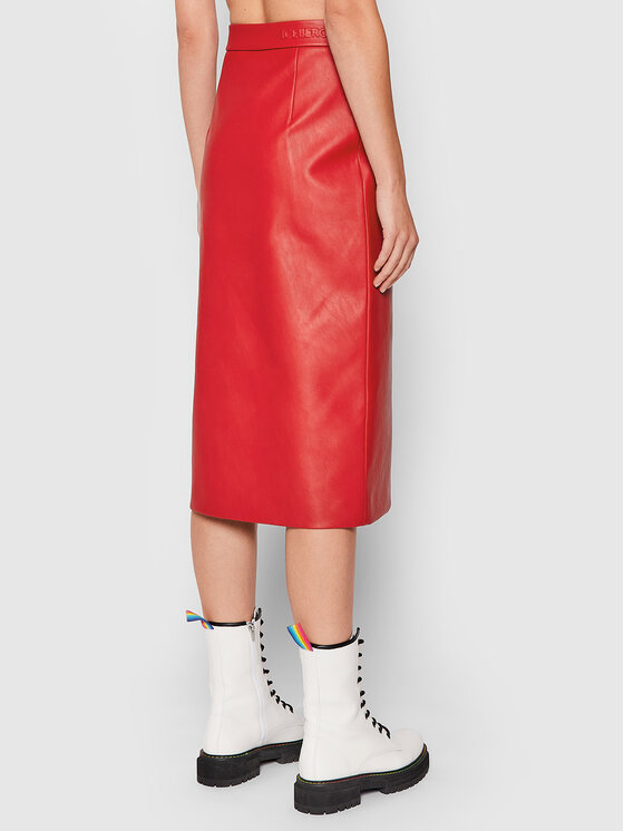 Gonna in similpelle 21II2P0C0612829 Rosso Regular