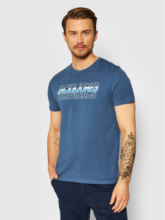 T-shirt Saturn 12189700 Blu Regular Fit