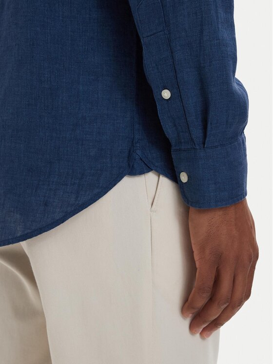 Tommy Hilfiger Tommy Hilfiger Marškiniai MW0MW39271 Mėlyna Slim Fit