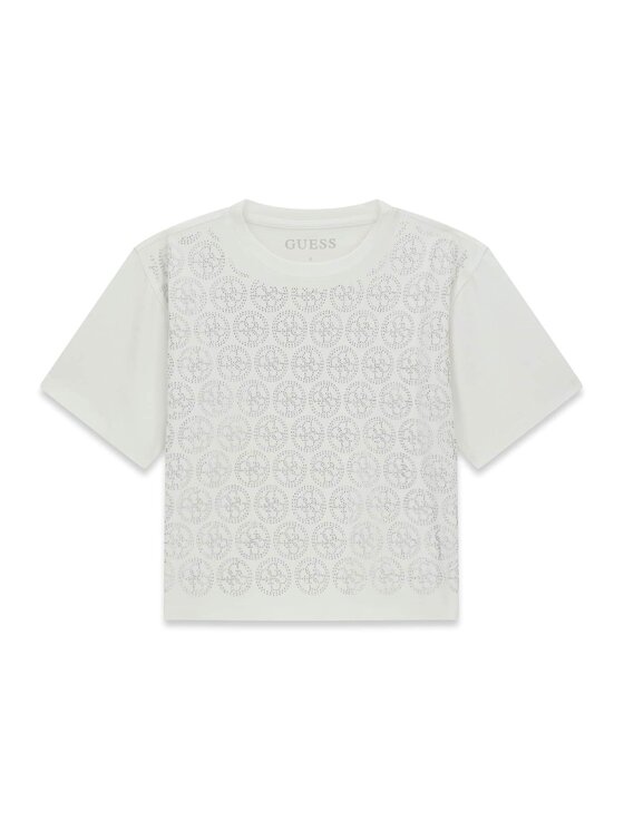 Guess Kids Guess Kids Tank top 183790 Biały Classic Fit