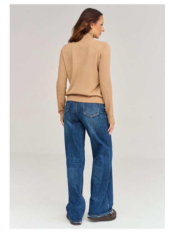 Makadamia Makadamia Golf C106 Beżowy Loose Fit