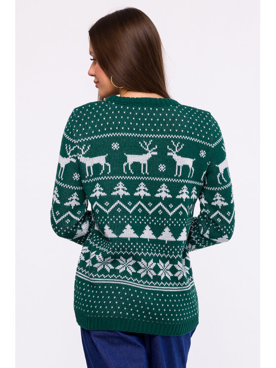 Made of Emotion Made of Emotion Maglione MXS09 Verde Comfort Fit