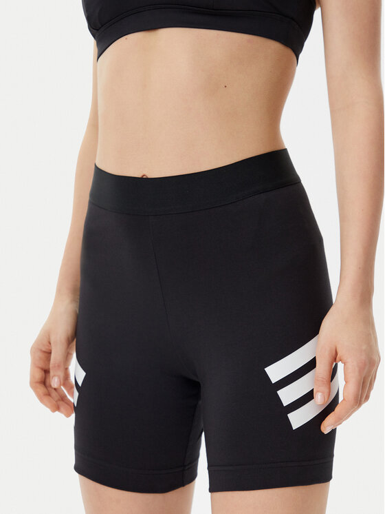 adidas adidas Pantaloni scurți ciclism Future Icons 3-Stripes JE0164 Negru Slim Fit