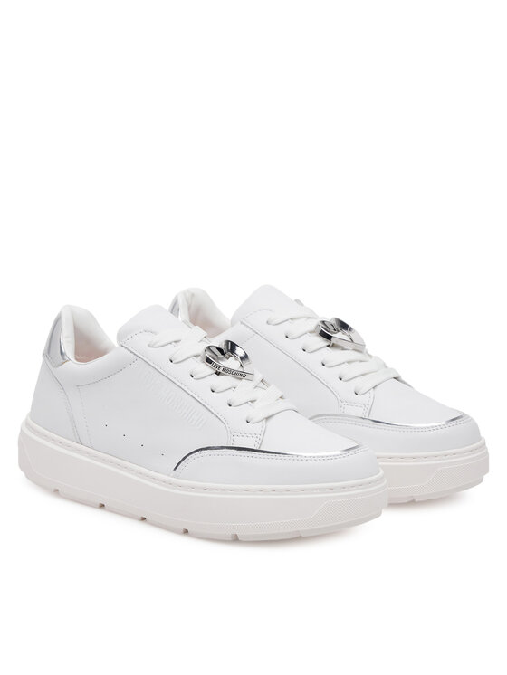 LOVE MOSCHINO LOVE MOSCHINO Sneakersy JA15214G1MIA610B Biały