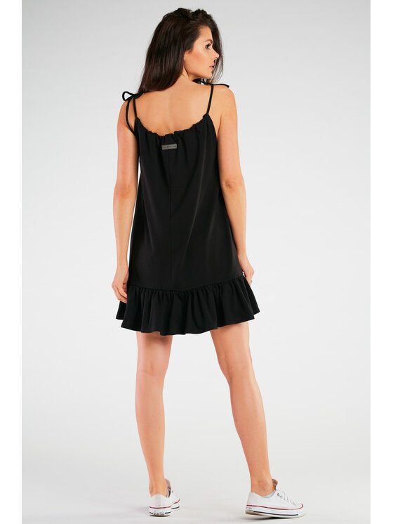 Infinite You Infinite You Sukienka letnia M251 Czarny Basic Fit