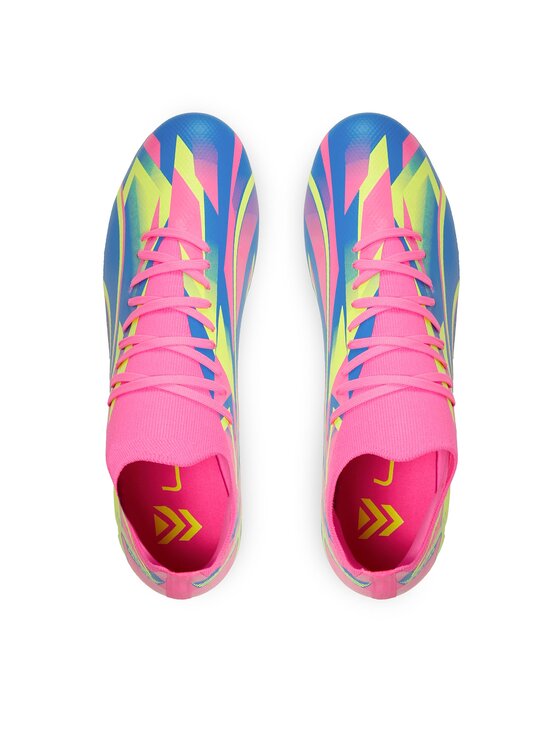 Puma Puma Buty do piłki nożnej Ultra Match Energy Luminous Fg/Ag 107543 01 Różowy