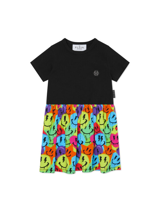 PHILIPP PLEIN PHILIPP PLEIN Sukienka wieczorowa 27621 Kolorowy Basic Fit