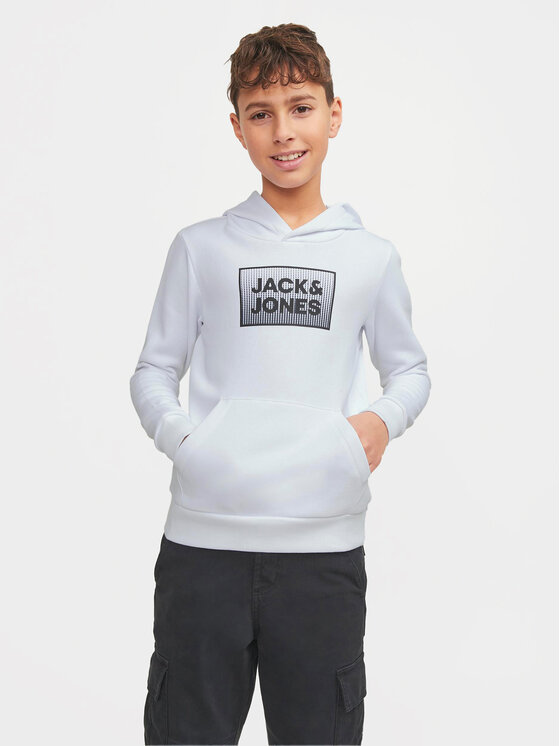 Jack&Jones Junior Jopa Steel 12249653 Bela Regular Fit