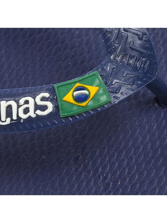 Havaianas Havaianas Zehentrenner Brasil Logo 41108500555 Dunkelblau