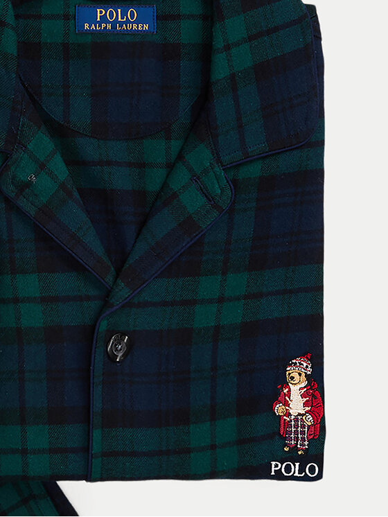 Polo Ralph Lauren Polo Ralph Lauren Pidžama 714915985002 Zelena Regular Fit