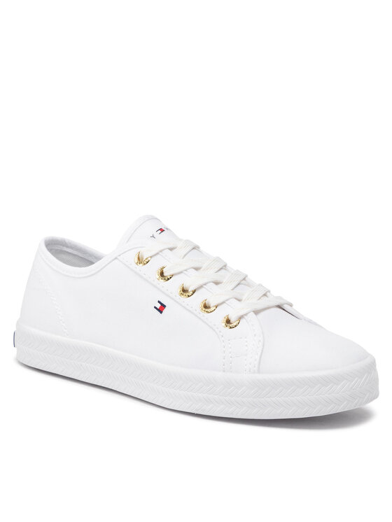 Tommy Hilfiger Tommy Hilfiger Teniszcipő Essential Nautical Sneaker FW0FW06512 Fehér