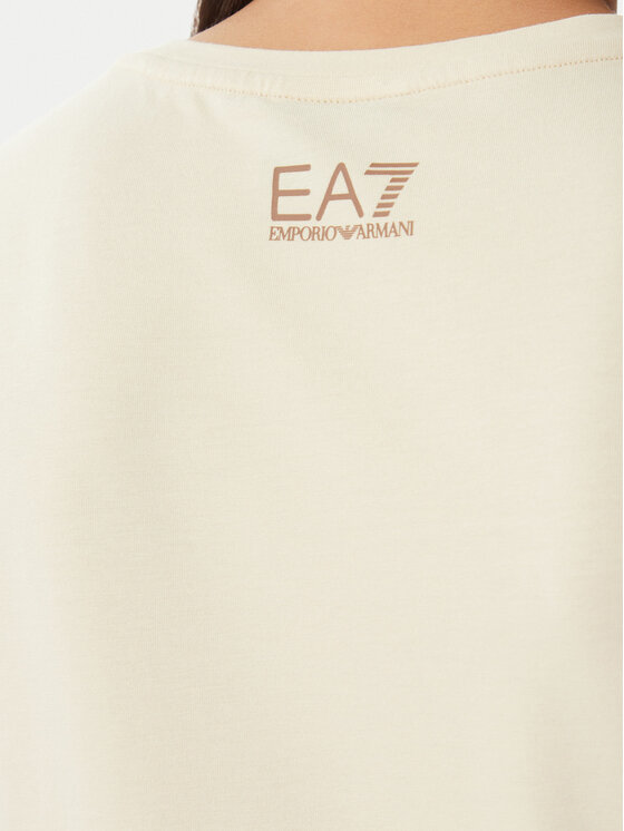 EA7 Emporio Armani EA7 Emporio Armani Majica 7W001093 AF10373 U1088 Bež Regular Fit