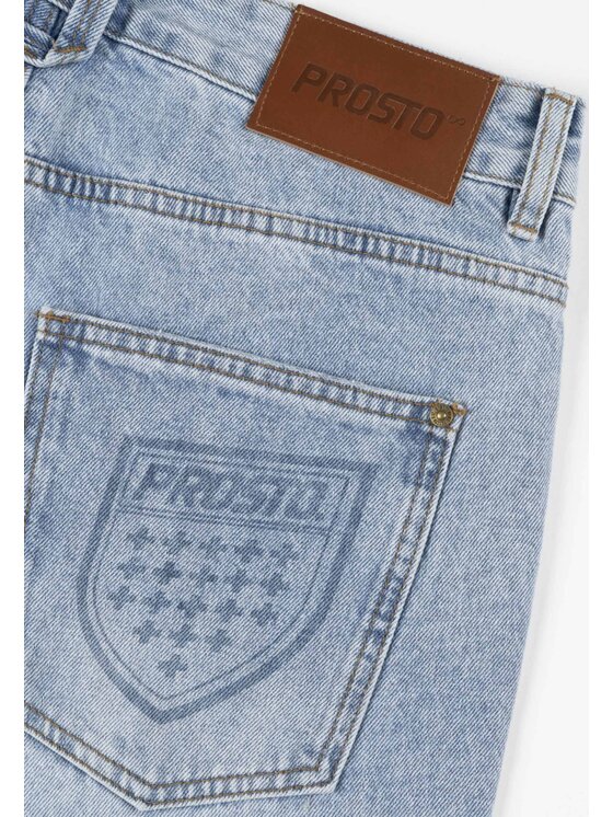 PROSTO. PROSTO. Jeansy Shield Niebieski Loose Fit