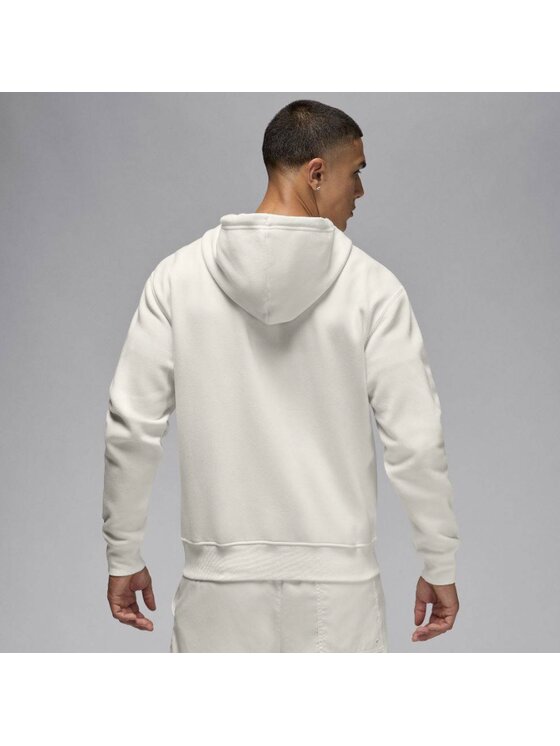 Nike Nike Bluza brooklyn Fleece Jumpman Full-Zip Hoodie Biały Regular Fit