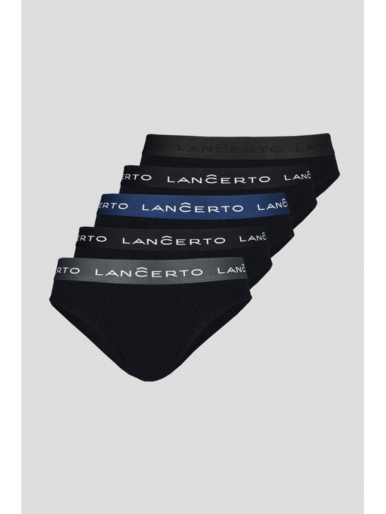 Lancerto Lancerto Komplet 5 par slipów NBI073224000009 Czarny