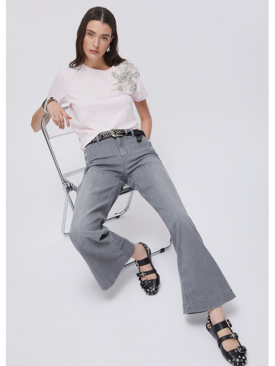 Liu Jo Liu Jo Jeansy UA6162D027587487 Szary Regular Fit