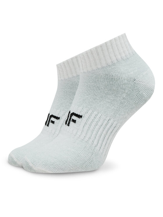 4F 4F Set od 5 pari dječjih niskih čarapa 4FJWAW23USOCM235 Bijela