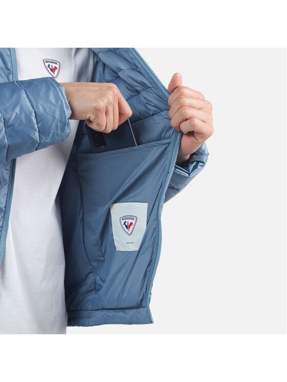 Rossignol Rossignol Kurtka puchowa Rossi Light Hood Jkt Niebieski Regular Fit