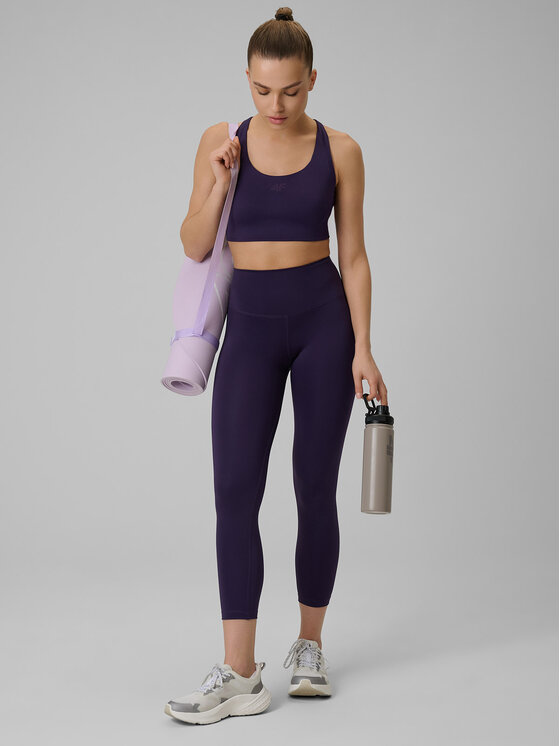 4F 4F Biustonosz sportowy MULTI ACTIVE Fioletowy