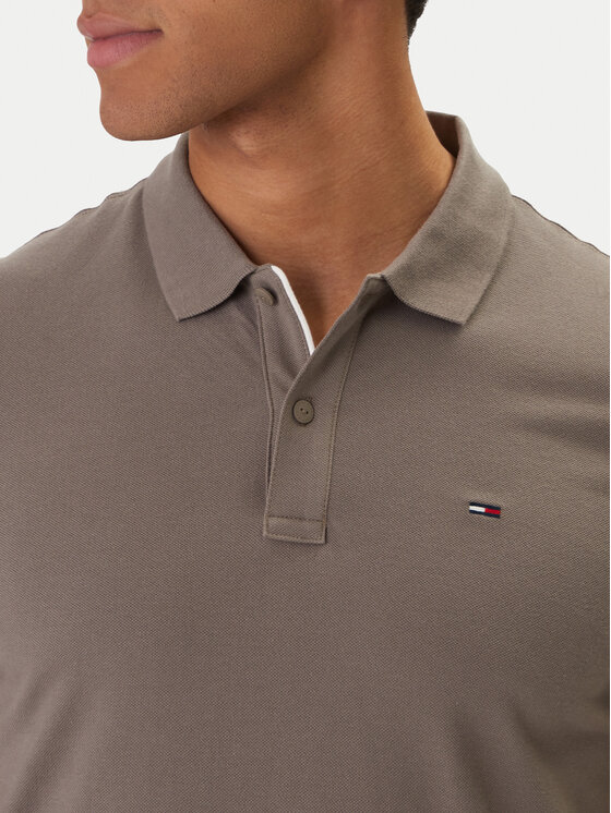 Tommy Jeans Tommy Jeans Tricou polo DM0DM20676 Bej Slim Fit
