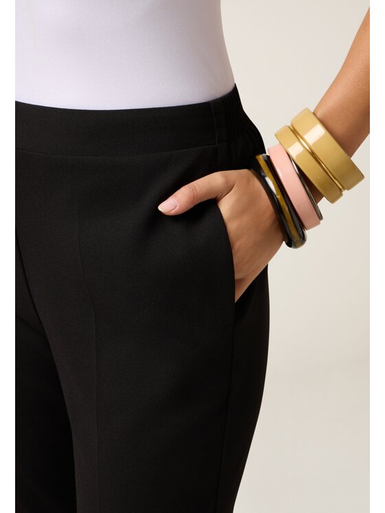 Oltre Oltre Pantaloni di tessuto P273J002361N033 Nero Regular Fit