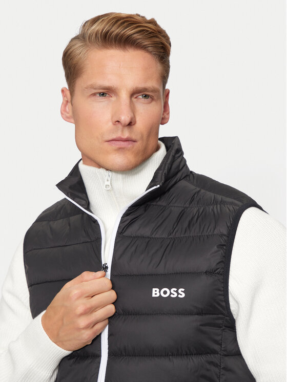 BOSS Boss Kamizelka V_Thor 50472473 Czarny Regular Fit