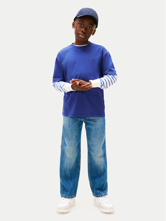 Tommy Hilfiger Tommy Hilfiger T-Shirt Essential Archive KB0KB09646 D Blau Regular Fit