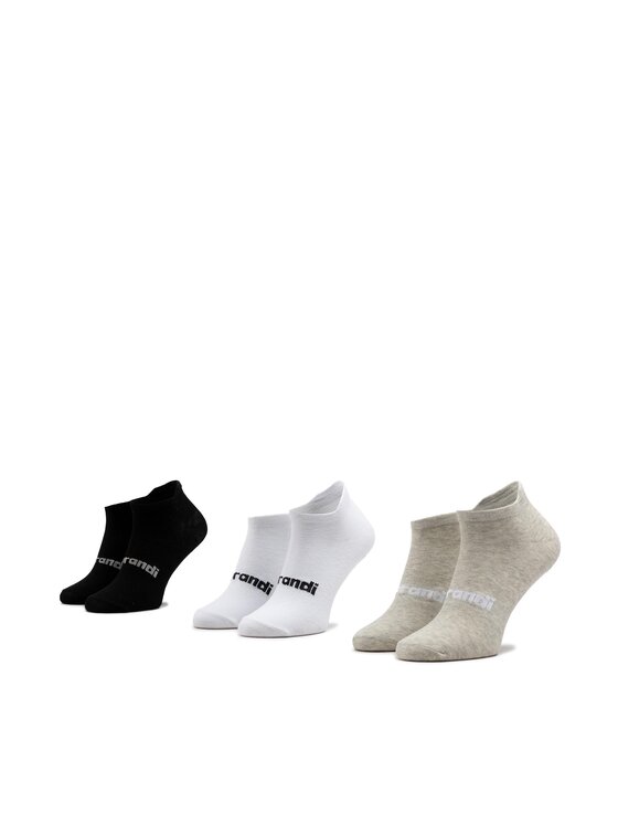Sprandi Set di 3 paia di calzini corti da uomo 0MB-004-SS23 Bianco, taglia : 43_46