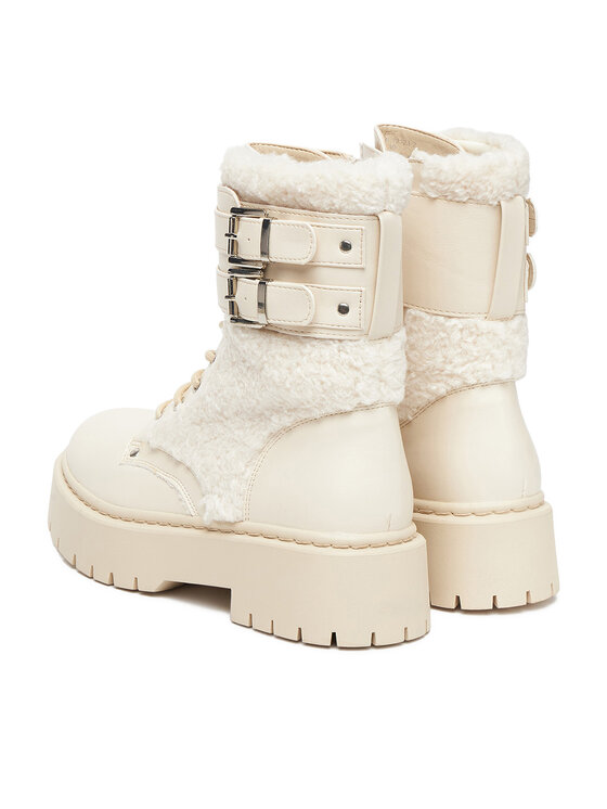 DeeZee DeeZee Schnürschuhe 13123-2 Écru