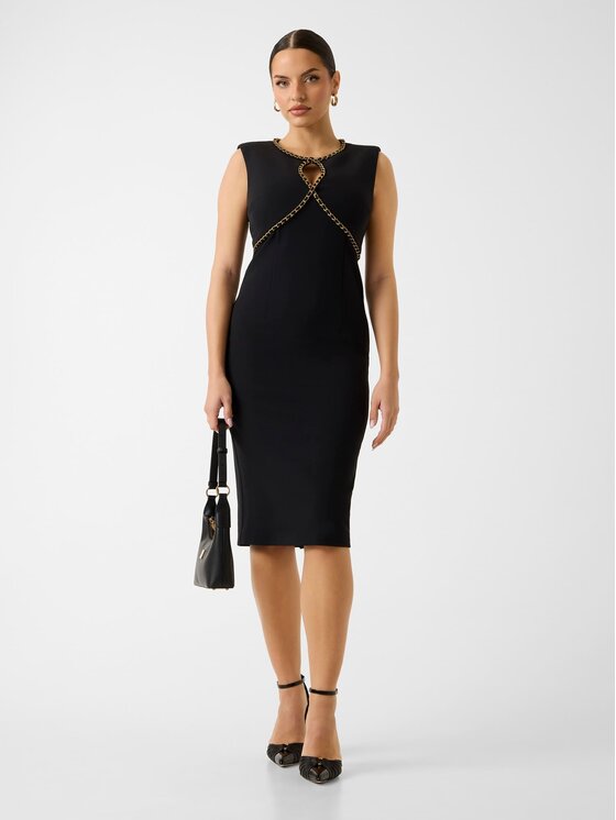 Marciano Guess Marciano Guess Коктейлна рокля 6RGK18 9373Z Черен Regular Fit