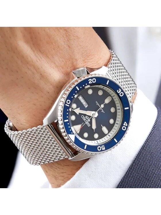 Seiko Seiko Hodinky SRPD Stříbrná