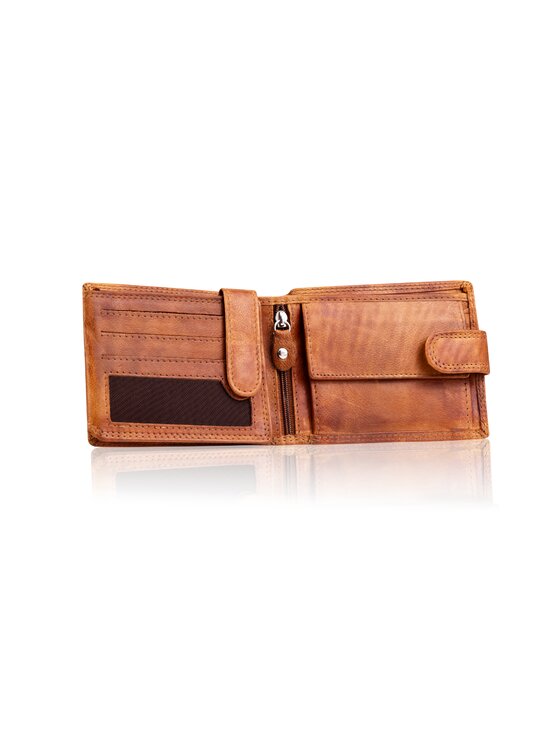 Mustang Mustang Portfel DENIMO WALLET Brązowy