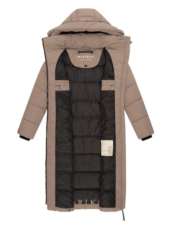 Marikoo Marikoo Kurtka zimowa Nadeshikoo Brązowy Casual Fit