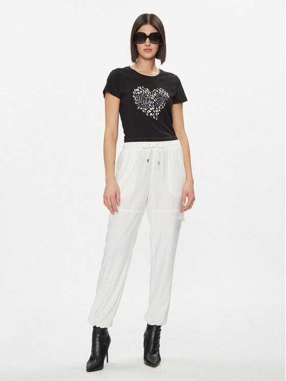 Liu Jo Liu Jo T-krekls WA4108 JS923 Melns Regular Fit