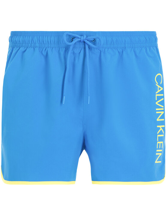Calvin Klein Swimwear Calvin Klein Swimwear Plavecké šortky KM0KM00389 Modrá Regular Fit