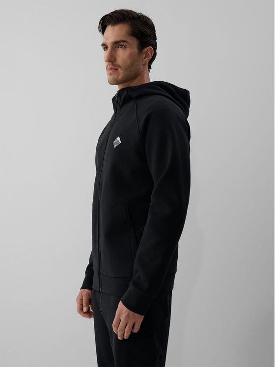 4F 4F Bluza OVERLAND Czarny Regular Fit