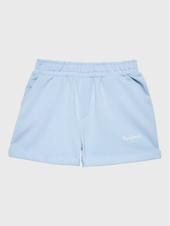 Pepe Jeans Športové kraťasy Rosemary PG800731 Modrá Regular Fit