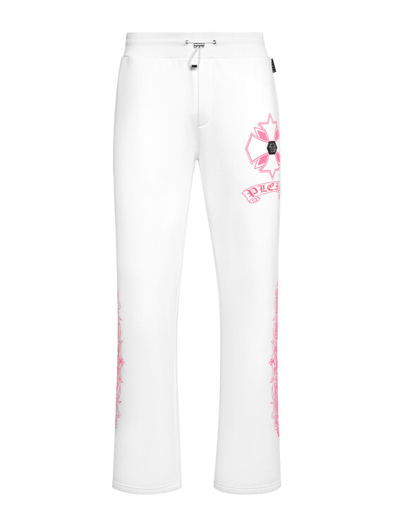 PHILIPP PLEIN PHILIPP PLEIN Spodnie dresowe 25983 Różowy Jogger Fit