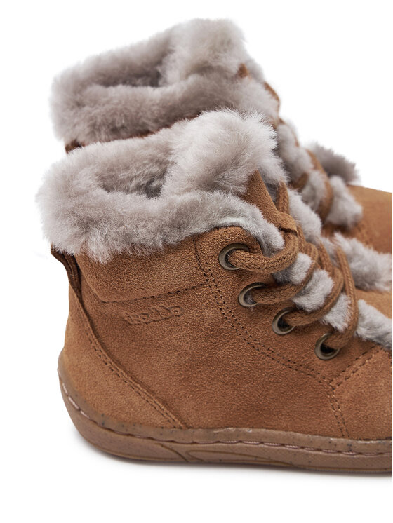 Froddo Froddo Gležnjarji Minni Suede Laces G2110140-2 M Rjava