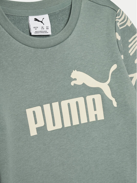 Puma Puma Trenerka Minicats Sandy Adventures 686284 Zelena Regular Fit