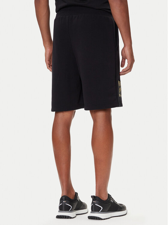 Plein Sport Plein Sport Sportovní kraťasy PAEC MJT2601 STE003N Černá Regular Fit