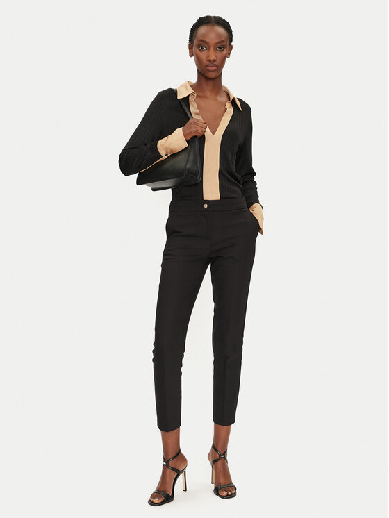 Morgan Morgan Chino 222-PLIME.F Crna Slim Fit