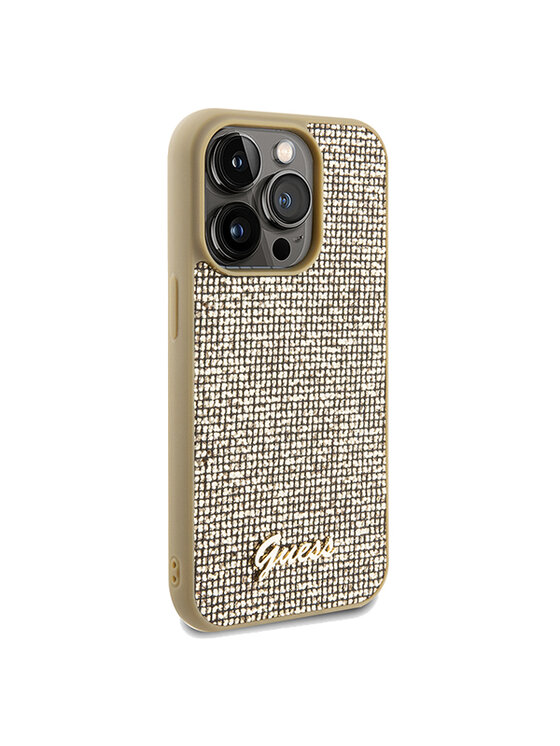 Guess Guess Etui na telefon iPhone 14 Pro Max Złoty
