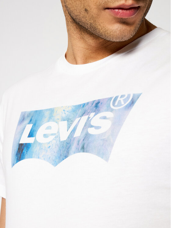 Levi's® Levi's® Tricou Housemarked Graphic Tee 22489-0343 Alb Regular Fit