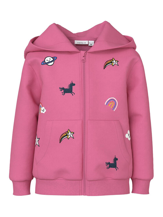 NAME IT Felpa 13221692 Rosa Regular Fit, taglia : 98