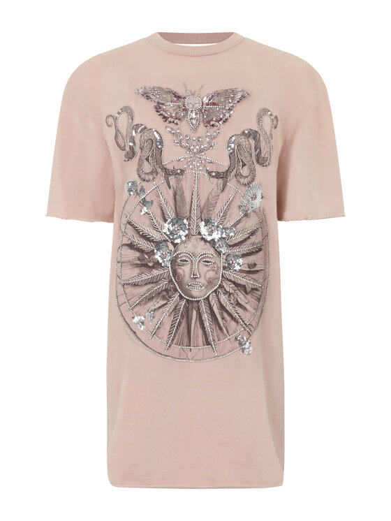 PHILIPP PLEIN PHILIPP PLEIN Sukienka codzienna 29836 Różowy