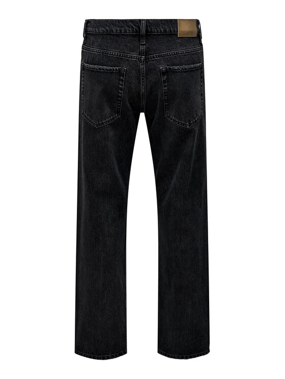 Only & Sons Only & Sons Jeans hlače 22026985 Črna Loose Fit
