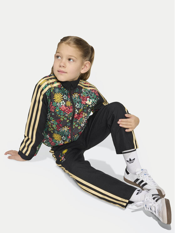 adidas adidas Tepláková souprava Liberty London KD5937 Černá Regular Fit