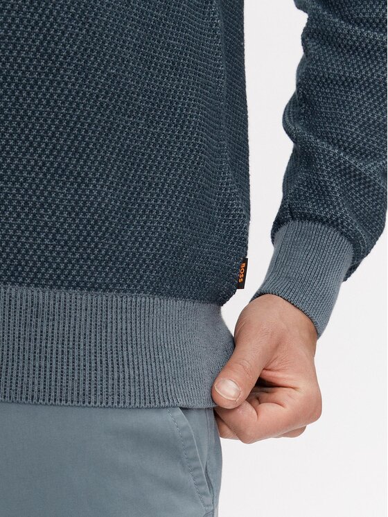 BOSS Boss Sweater Aquila 50498950 Sötétkék Regular Fit