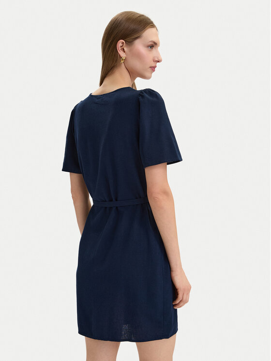 Vero Moda Vero Moda Sukienka letnia Mymilo 10340466 Granatowy Regular Fit